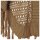 Marken-Strickponcho, camel