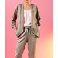 Blusenblazer m. Leinen, beige