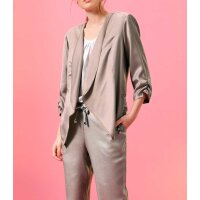 Blusenblazer m. Leinen, beige