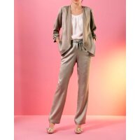 Hose m. Leinen, beige