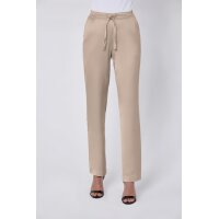 Hose m. Leinen, beige