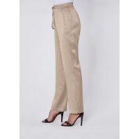 Hose m. Leinen, beige