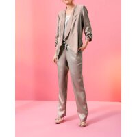 Hose m. Leinen, beige