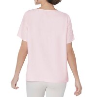 Bluse m. Seide, rosé
