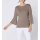 Sweter z jedwabiu bawełnianego, w kolorze taupe