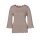 Sweter z jedwabiu bawełnianego, w kolorze taupe