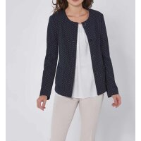 Blazer, marine-weiß