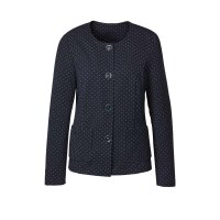 Blazer, marine-weiß