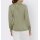 Blouse with stand-up collar, mud
