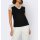 Lace shirt, black-ecru