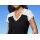 Lace shirt, black-ecru