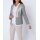 Jersey blazer, grey-silver coloured