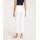 Cropped push-up jeans with embroidery, white