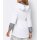 Куртка под 2 в 1, бело-серая