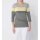 Streifenshirt, grau-gelb