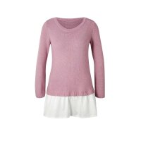 Sweter dwa w jednym, różowy