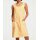 Linen dress, ecru-yellow