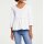 Designer-Schößchen-Shirt m. Rüschen, ecru