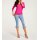 Capri jeans with ruffles, bleached