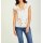 Designer-Rippenshirt m. Blüten-Print, champagner