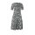Jersey dress, black-white