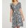 Jersey dress, black-white