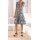 Jersey dress, black-white