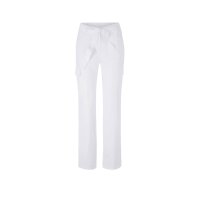 Designer-Cargohose m. Bindegürtel, weiß