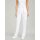 Cargo trousers with tie belt, white