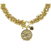 Necklace, gold coloured