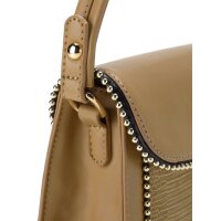 Tasche m. goldfarbenen Details, camel