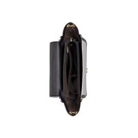 Handtasche, weiß-schwarz