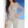 Designer-Strickjacke m. Kurbelstickerei, h.grau