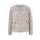 Designer-Strickjacke m. Kurbelstickerei, h.grau