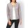 Designer-Strickjacke m. Kurbelstickerei, h.grau