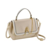 Handtasche m.Ketten-Details, sesam