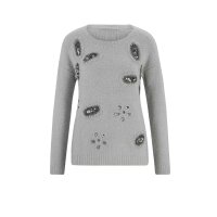 Comfort sweater, light grey