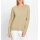 Feinstrickpullover m. Fransenmuster, sand