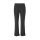 Linen trousers with fringes, black