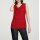Blusentop m. Pailletten, rot