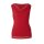 Blusentop m. Pailletten, rot