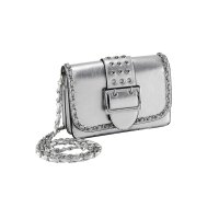 Tasche, silberfarben
