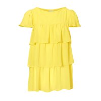 Designer-Chiffonbluse, gelb