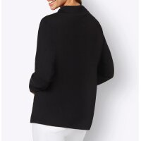 Sweatshirt with print in the front, black-lime