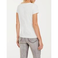 Designer-Druckshirt, ecru-bedruckt