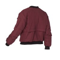 Marken-Bomberjacke, bordeaux
