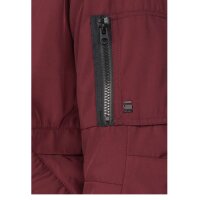 Marken-Bomberjacke, bordeaux