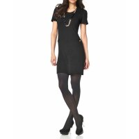 Strickkleid, schwarz
