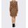 Designer-Druckkleid, schoko-champagner
