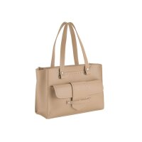 Handtasche m. Nieten, camel